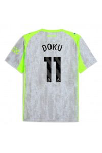 Fotbalové Dres Manchester City Jeremy Doku #11 Třetí Oblečení 2025-26 Krátký Rukáv